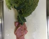 ブロッコリーとベーコンの味噌汁作り方1写真