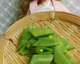 リカちゃん♡スナップエンドウ牛肉オイ炒め作り方3写真