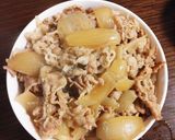 簡単☆チーズ牛丼作り方2写真