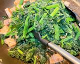 簡単サーモンとほうれん草のクリームパスタ作り方3写真