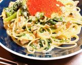簡単サーモンとほうれん草のクリームパスタ作り方7写真