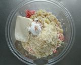 筍入り☆野菜たっぷり和風ハンバーグ。作り方3写真
