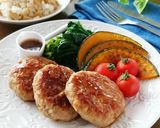 筍入り☆野菜たっぷり和風ハンバーグ。作り方9写真