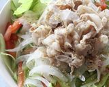 乾麺活用！豚しゃぶサラダうどん作り方10写真