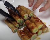 旬で簡単♪アスパラと白ネギの豚バラ肉巻き作り方8写真