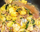 白菜と牛肉スライスのオイスターソース炒め作り方9写真