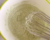 抹茶ウールロールパンあんこ入り作り方3写真