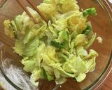カリカリ豚バラキャベツの香味だれ作り方2写真