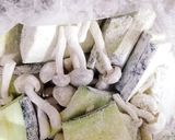 豚こま野菜巻き(ナス、しめじ)作り方3写真