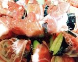 豚こま野菜巻き(ナス、しめじ)作り方4写真