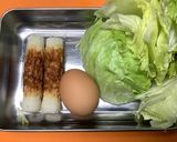 5分で完成！ちくわとレタスの炒飯♬作り方1写真