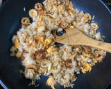 5分で完成！ちくわとレタスの炒飯♬作り方4写真