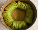 抹茶ウールロールパンあんこ入り作り方16写真