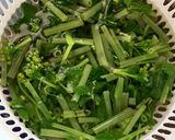わさび菜の天ぷら作り方2写真