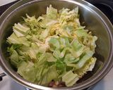 たっぷり春キャベツとベーコンのパスタ作り方2写真