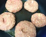 アボカド＆トマト＆チーズハンバーグ作り方7写真