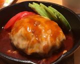アボカド＆トマト＆チーズハンバーグ作り方17写真