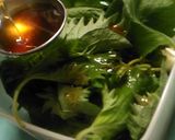 大葉・ごま油・醤油・にんにくうどん作り方1写真