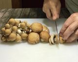 霜降り和牛とキノコのすき焼き風パスタ♪ૢ作り方1写真