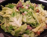 春キャベツと豚薄切り肉と厚揚げの味噌炒め作り方7写真