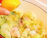 ビストロ風春キャベツのポークレモン煮作り方4写真