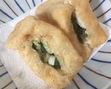 簡単もう一品!ねぎのあげ包み焼き作り方2写真