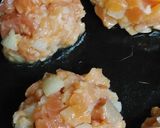 リカちゃん♡サーモンバーグ新玉ねぎ醤油で作り方13写真