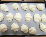 朝食ランチ♪HB簡単成形卵なしロールパン作り方10写真