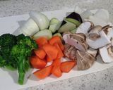低コレステロール＠さば味噌煮缶で野菜炒め作り方2写真