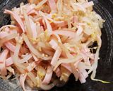 もやしとハムのさっぱりサラダ作り方5写真