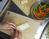 アスパラの油揚げ巻き!精進料理として考案作り方3写真
