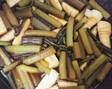 ふきとわらびと筍の煮物☆春の煮物☆香り作り方8写真