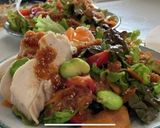春野菜と蒸し鶏のパワーサラダ作り方8写真