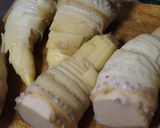 新鮮柔らか筍の刺身作り方4写真