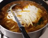残ったカレーを洋風にクリームカレーうどん作り方3写真