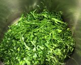 小松菜で豚、鶏の2種類のあっさり餃子作り方1写真