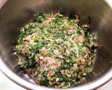 小松菜で豚、鶏の2種類のあっさり餃子作り方3写真