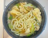 【めんつゆで】❀舞茸と豚バラ肉うどん❀作り方3写真