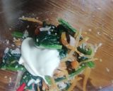 菜っ葉の1人分サラダ！ゆりさん風作り方3写真