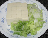 とろとろ白菜の豆腐鶏がらスープ作り方2写真