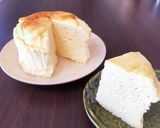 材料3つ☆糖質制限☆スフレチーズケーキ風作り方13写真