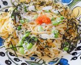 10分で♪明太子しらすクリームパスタ作り方4写真