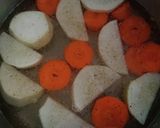 大根と人参とサバ缶の煮物作り方1写真