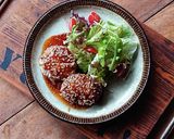 めっちゃヘルシー★もやし入りハンバーグ作り方7写真