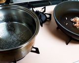 簡単☆ツナと白菜の和風パスタ作り方1写真