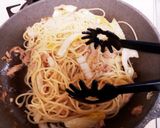簡単☆ツナと白菜の和風パスタ作り方4写真