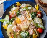 ハイブリットな 春満開シーザーサラダ作り方10写真
