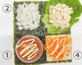 折りたたみおにぎらず風のお手軽キンパ♪作り方11写真