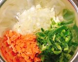 いつものルーで簡単ドライカレー作り方1写真