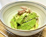 さっぱりと☆アボカドと茗荷のポン酢サラダ作り方7写真